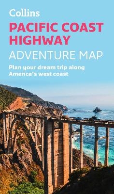 Pacific Coast Highway Adventure Map -  Collins Maps