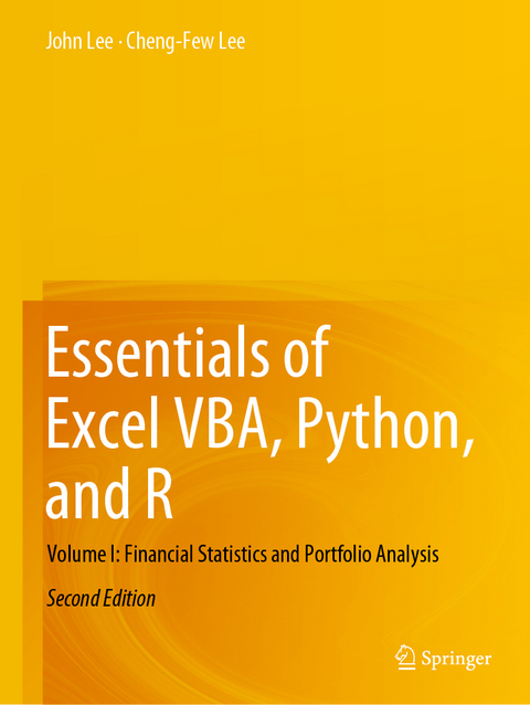 Essentials of Excel VBA, Python, and R - John Lee, Cheng-Few Lee