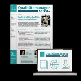 Qualitätsmanager AKTUELL (Newsletter PDF) - Stefanie Gertz, Nicola Herbig, Elke Meurer, Jens Harmeier