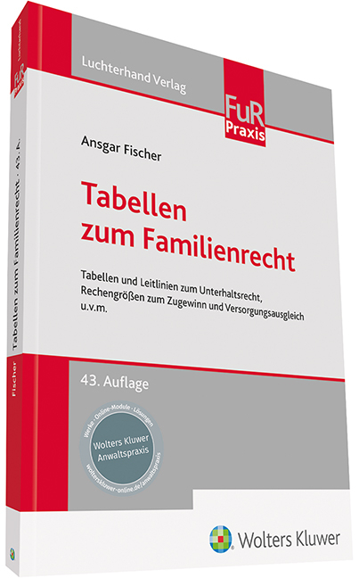 Tabellen zum Familienrecht