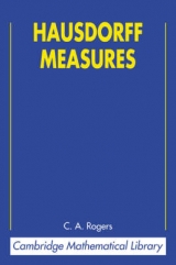 Hausdorff Measures - Rogers, C. A.