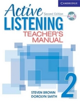Active Listening 2 Teacher's Manual with Audio CD - Brown, Steve; Smith, Dorolyn