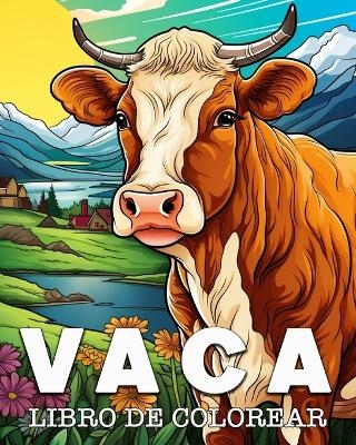 Vaca Libro de Colorear - Anna Colorphil