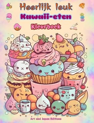 Heerlijk leuk Kawaii-eten Kleurboek Schattige kawaii-ontwerpen voor fijnproevers - Japan Editions,  Art