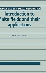 Introduction to Finite Fields and their Applications - Lidl, Rudolf; Niederreiter, Harald