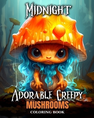 Midnight Adorable Creepy Mushrooms - Regina Peay