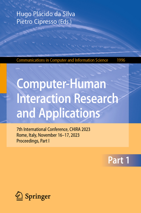 Computer-Human Interaction Research and Applications - 