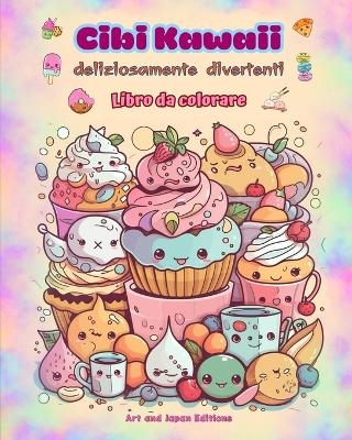 Cibi Kawaii deliziosamente divertenti Libro da colorare Simpatici disegni kawaii per gli amanti del cibo -  Art, Japan Editions