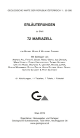 Erläuterungen zu Blatt 72 Mariazell - Michael Moser, Wolfgang Schnabel