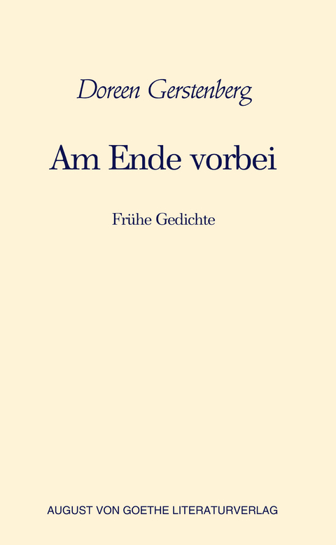 Am Ende vorbei - Doreen Gerstenberg