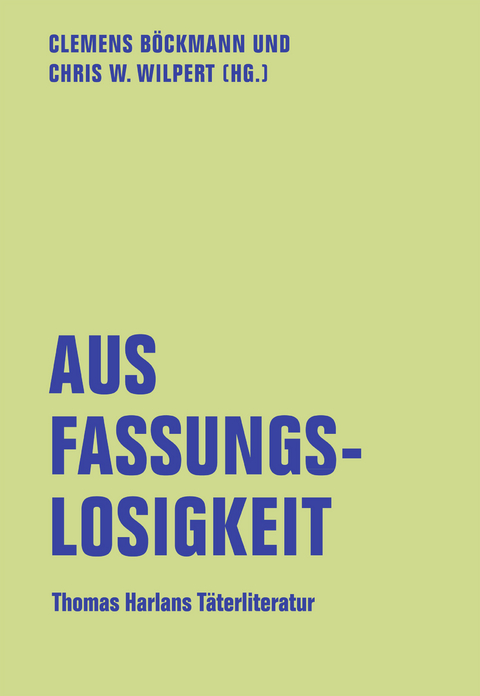 Aus Fassungslosigkeit - 