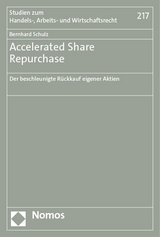 Accelerated share repurchase - Bernhard Schulz