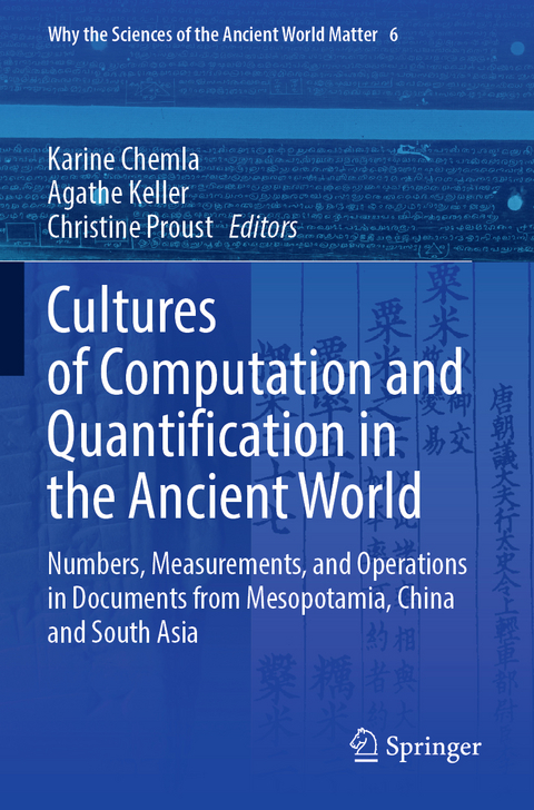 Cultures of Computation and Quantification in the Ancient World - 