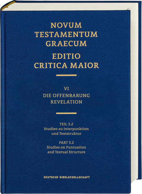 ECM VI/3.2. Offenbarung. Studien zu Interpunktion und Textstruktur - 