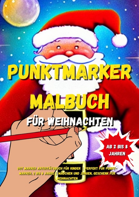 Coloring Book Christmas / Punktmarker Malbuch für Weihnachten - Zum Zum Publishing