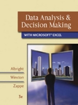 Data Analysis and Decision Making with Microsoft Excel - Zappe, Christopher J.; Winston, Wayne L.; Albright, S. Christian