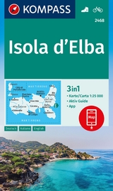 KOMPASS Wanderkarte 2468 Isola d' Elba 1:25.000 - 