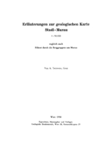 Erläuterungen zur geologischen Karte Stadl-Murau - Andreas Thurner