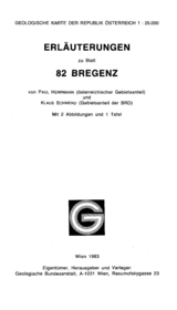 Erläuterungen zu Blatt 82 Bregenz - Paul Herrmann, Klaus Schwerd