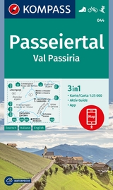 KOMPASS Wanderkarte 044 Passeiertal / Val Passiria 1:25.000