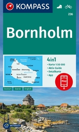 KOMPASS Wanderkarte 236 Bornholm 1:50.000