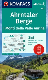 KOMPASS Wanderkarte 082 Ahrntaler Berge / I Monti della Valle Aurina 1:25.000 - 