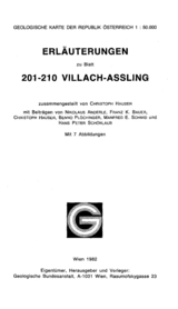 Erläuterungen zu Blatt 201-210 Villach-Assling - Christoph Hauser