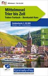 Kümmerly+Frey Outdoorkarte Deutschland 22 Mittelmosel, Trier bis Zell 1:35.000 - 