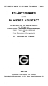 Erläuterungen zu Blatt 76 Wiener Neustadt - Friedrich Brix, Benno Plöchinger