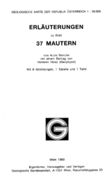 Erläuterungen zu Blatt 37 Mautern - Alois Matura