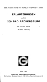 Erläuterungen zu Blatt 209 Bad Radkersburg - Gunther Suette