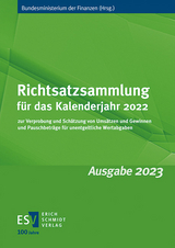Richtsatzsammlung für das Kalenderjahr 2022 - 