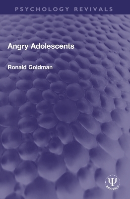 Angry Adolescents - Ronald Goldman