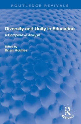 Diversity and Unity in Education - 
