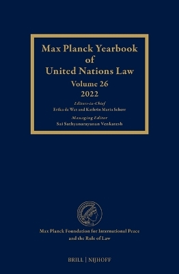 Max Planck Yearbook of UN Law, Volume 26 (2022) - 