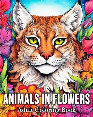 Animals in Flowers Adult Coloring Book - Lea Sch�ning Bb