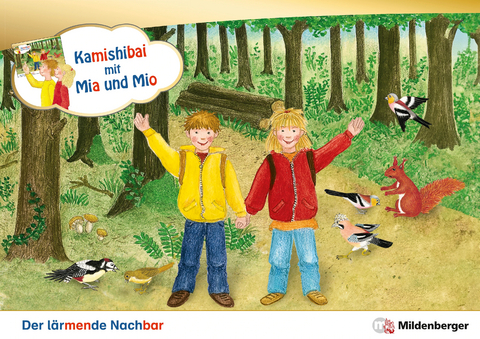 Kamishibai mit Mia und Mio: Der lärmende Nachbar – Set - Bettina Erdmann
