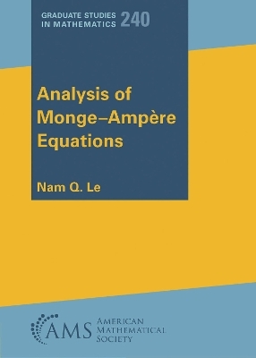 Analysis of Monge-Ampere Equations - Nam Q. Le