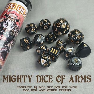 DCC Dice - Mighty Dice of Arms - Michael Curtis