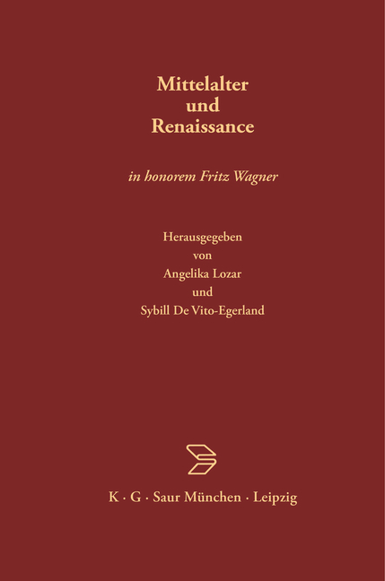 Mittelalter und Renaissance - 