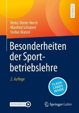 Besonderheiten der Sportbetriebslehre - Horch, Heinz-Dieter; Schubert, Manfred; Walzel, Stefan