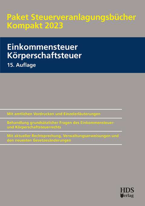 Paket Steuerveranlagungsbücher Kompakt 2023 - Thomas Arndt, Uwe Perbey