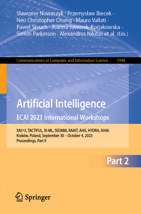 Artificial Intelligence. ECAI 2023 International Workshops - 