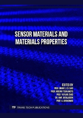 Sensor Materials and Materials Properties - 