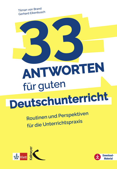 33 Antworten für guten Deutschunterricht - Tilman von Brand, Gerd Eikenbusch