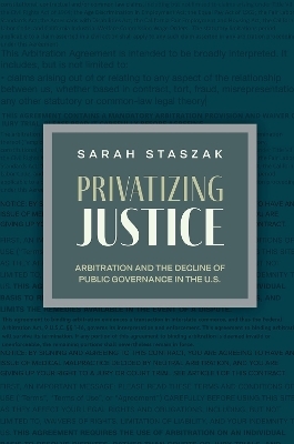 Privatizing Justice - Sarah Staszak