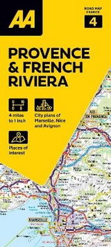AA Road Map Provence & French Riviera - 