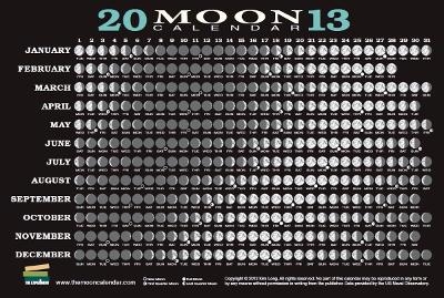 2013 Moon Calendar Card (20 Pack) - Kim Long