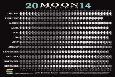 2014 Moon Calendar Card (20 Pack) - Kim Long