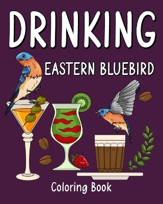 Kawaii Food and Eastern Bluebird Coloring Book -  Paperland